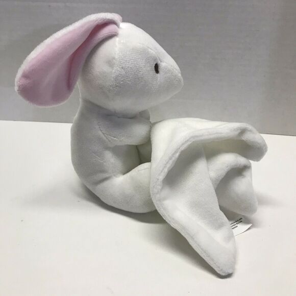 NWT Moon & Stars White Bunny Rabbit Lovey Security Blanket Plush Walgreens - Picture 4 of 10